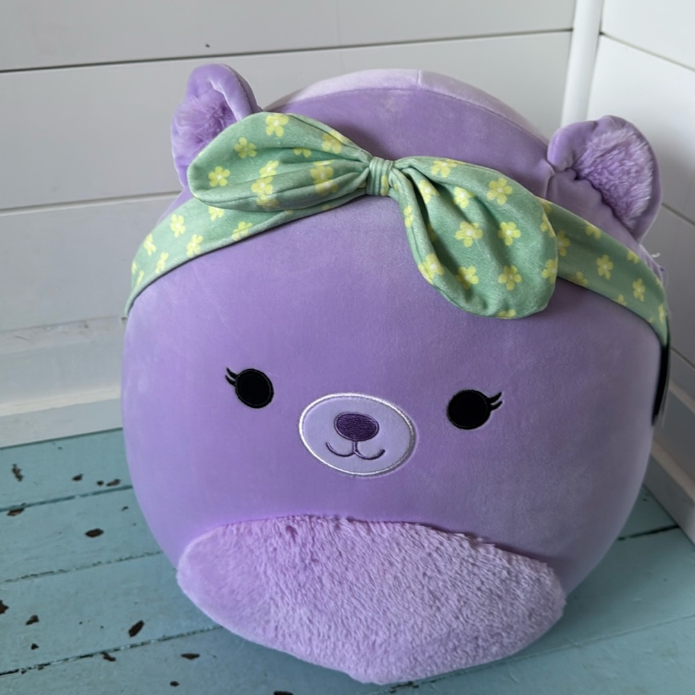 Squishmallow SILVY the bear 16" NWT 2023